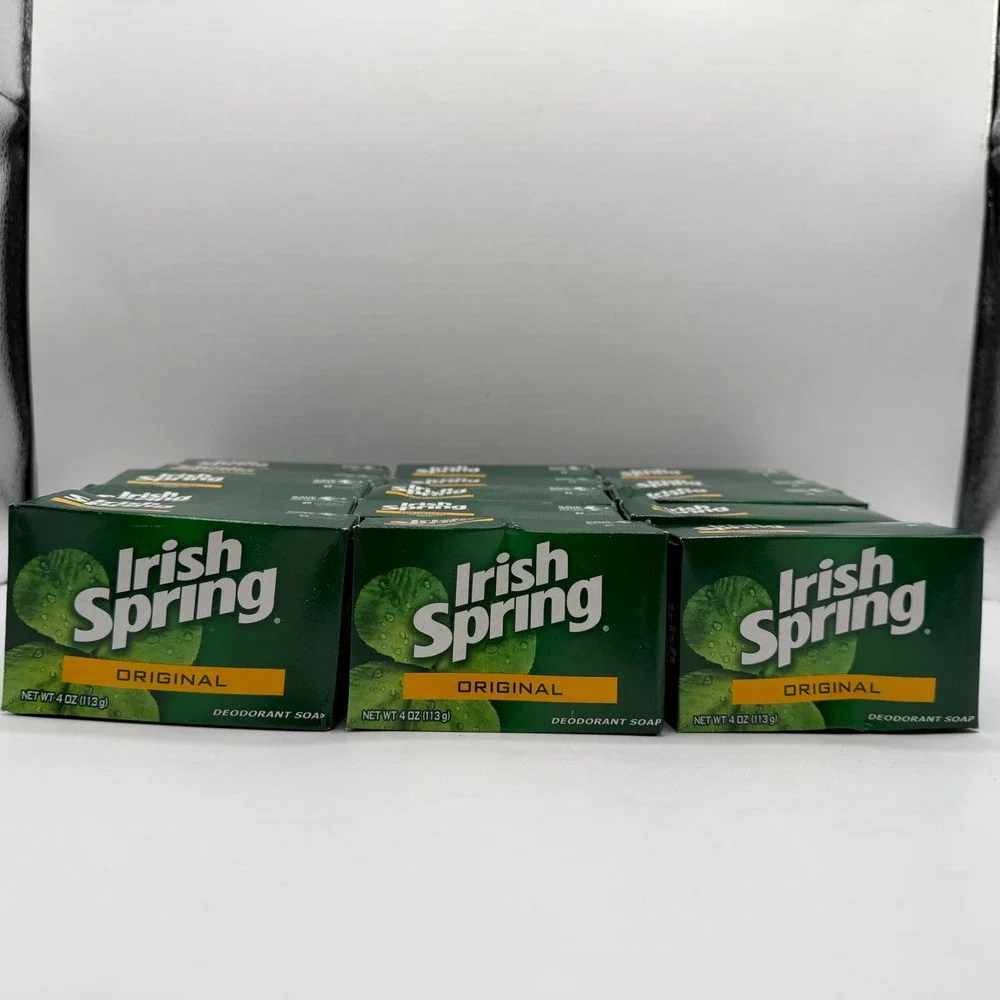 Irish Spring Original Bar Soap 15 OLD FORMULA No Linseed/Flaxseed Oil 4oz Sealed